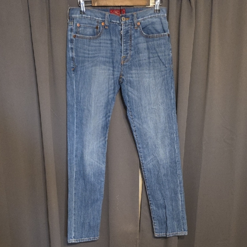 Lucky‎ Brand Women's 121 Heritage Slim Jeans Button Fly Stretch Sz 29x30 EUC